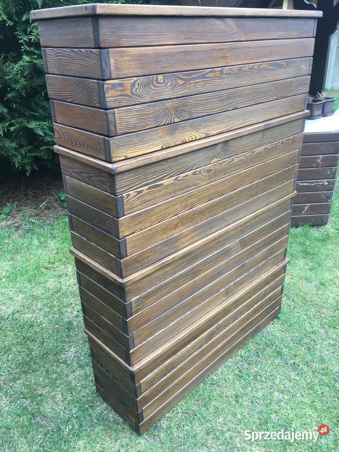 Donica drewniana donica ogrodowa doniczki pod Poznań