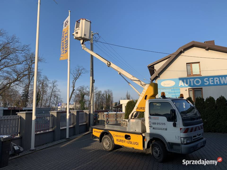 Podnośnik koszowy zwyżka Nissan Cabstar 10m z sprzedam