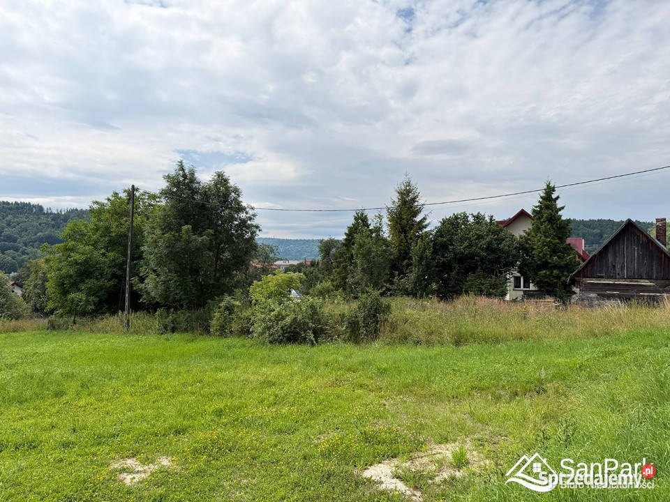 Działka do sprzedania Ustrzyki Dolne 1374m2