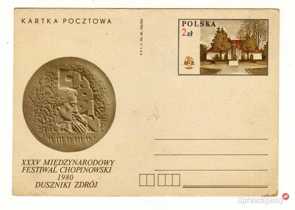 XXXV Międzynarodowy Festiwal Chopinowski 1980 Antyki, Sztuka, Kolekcje świętokrzyskie