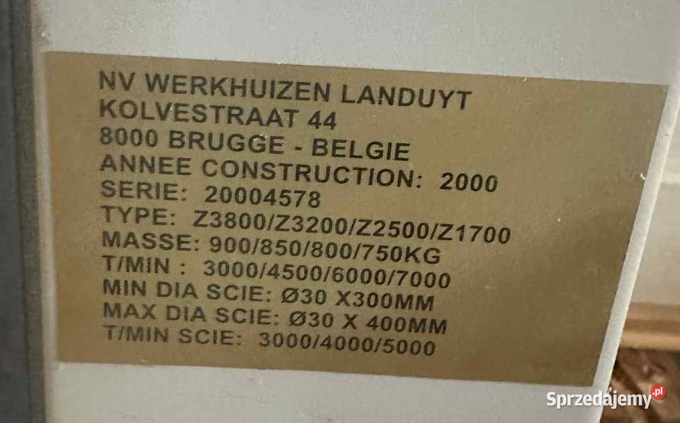 ROBLAND Z320 pila formatowa Nowy Targ sprzedam