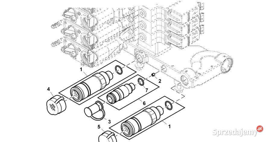 John Deere 9470RX Szybkosprzęg hydrauliczny wielkopolskie Jastrzębniki
