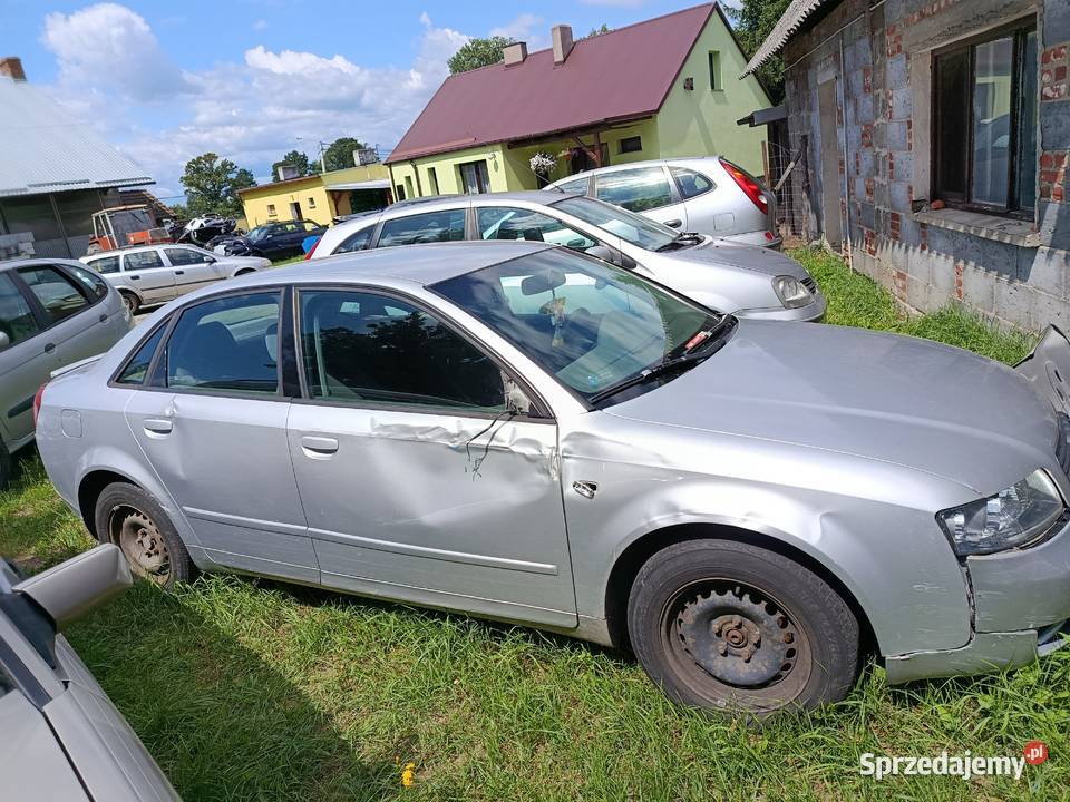 Audi A4 19 TDI 96 kW 2001 r dawca części Rok produkcji 2001 Szklarka Myślniewska sprzedam