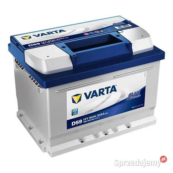 Akumulator VARTA Blue Dynamic D59 60Ah 540A P osobowe Akumulatory Gliwice