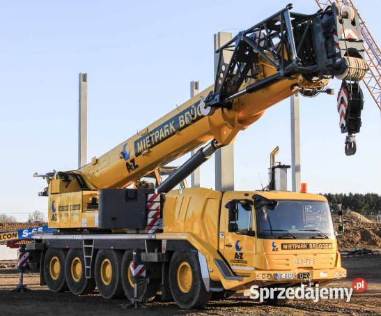 Żuraw samojezdny Grove GMK 51101 2009 110 t Pozostałe Poznań sprzedam