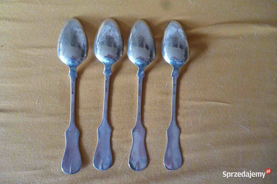ZESTAW ŁYŻEK STARE SREBRO SUSSMANN Kraków