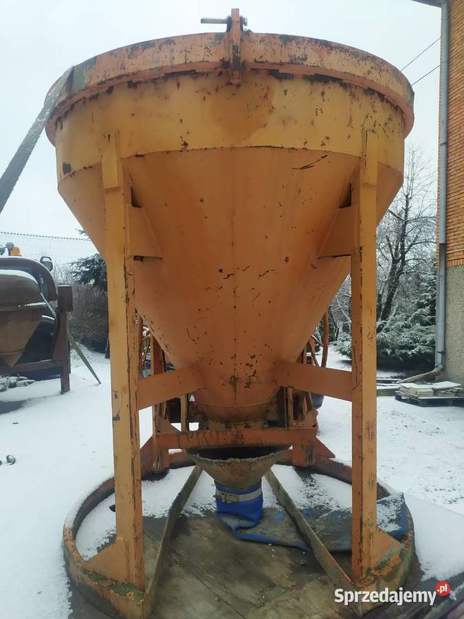 Lej do betonu lejek dzwigowy 1m3 pojemnik na Pozostałe sprzedam