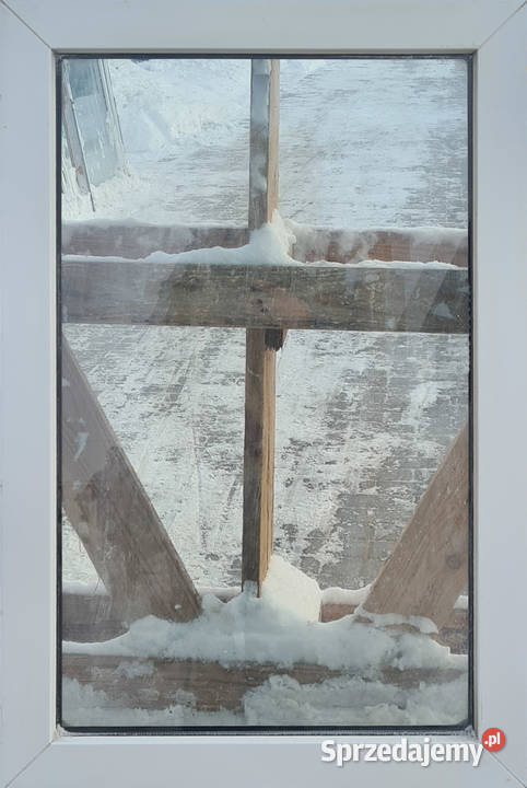 OKNA KacprzaK Witryna 61X95 FIX Używany PCV Siedlce