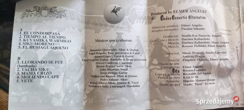 the best from Andes I Aventura elcondorpasa Płyty i kasety śląskie Gliwice