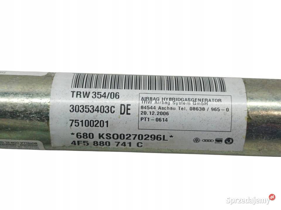 KURTYNA POWIETRZNA AIRBAG LEWA 4F5880741C Audi