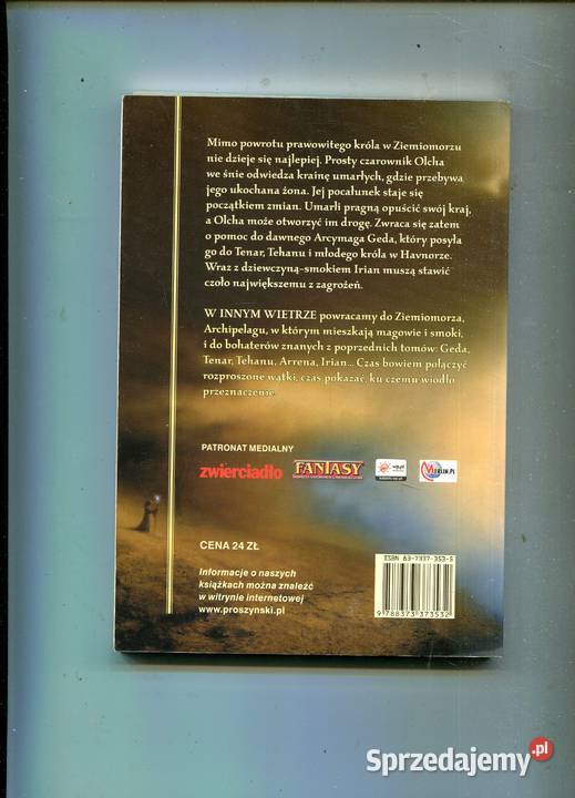 Czarnoksiężnik z Archipelagu Inny wiatr Le Guin Szczecin