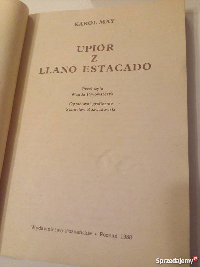 Karol May Upiór z Llano Estacado Rybnik