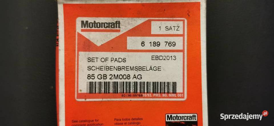Klocki hamulcowe Ford Scorpio Sierra Grenada klocki