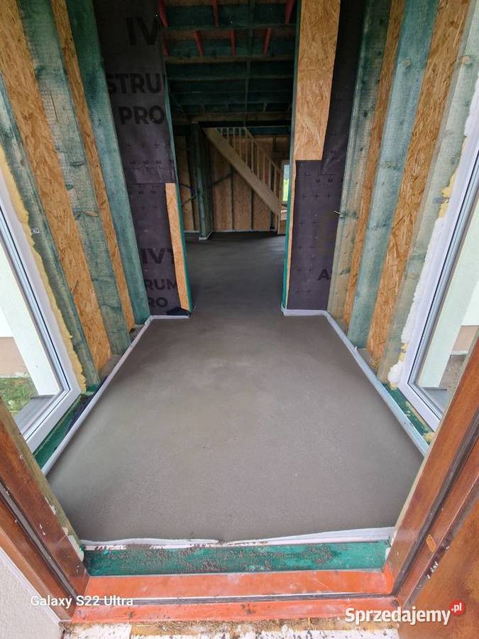 Wylewki maszynowe posadzki styrobeton śląskie Szczekociny