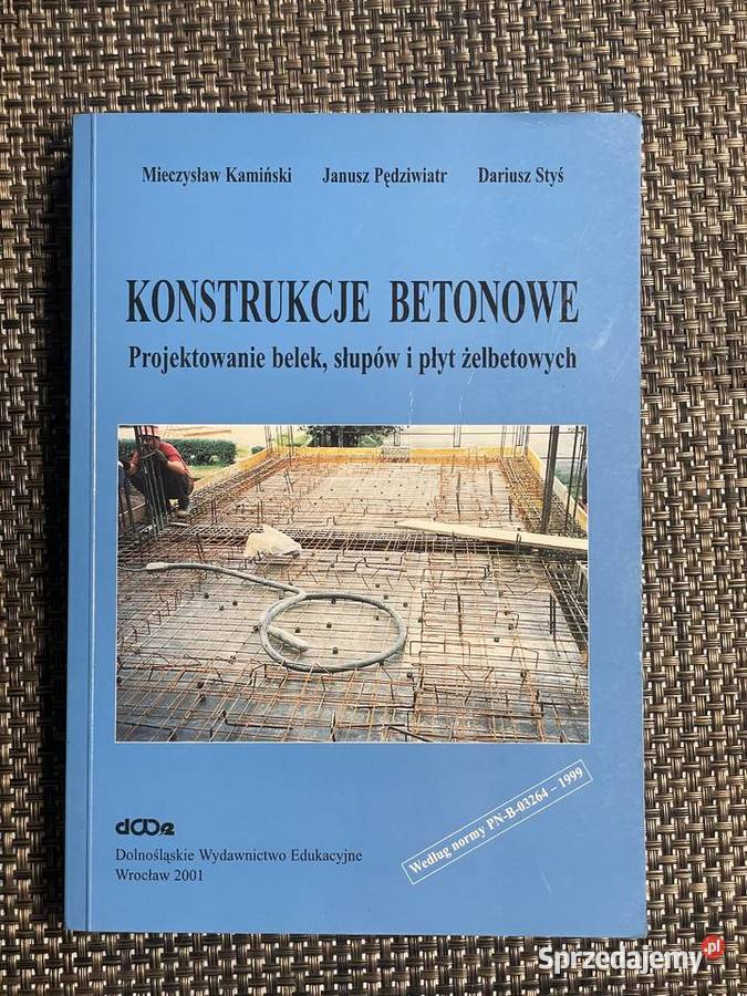 Zestaw 8 książek konstrukcje żelbetowe architektura, budownictwo Poznań