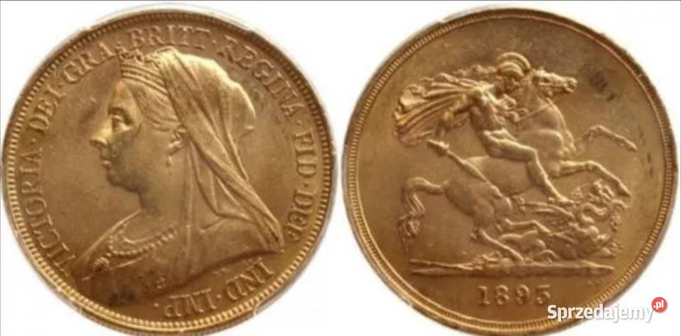Victoria złoto 1895 profil like Numizmatyka Warszawa sprzedam