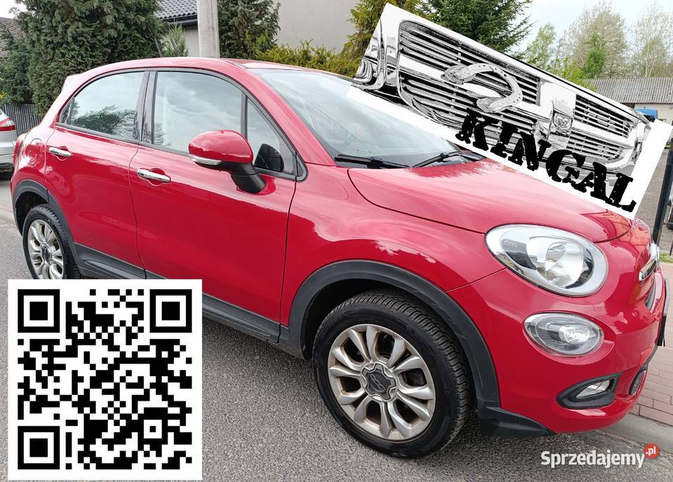 Fiat 500X 16 benzyna bogate wyposażenie 2017r Lgota-Mokrzesz