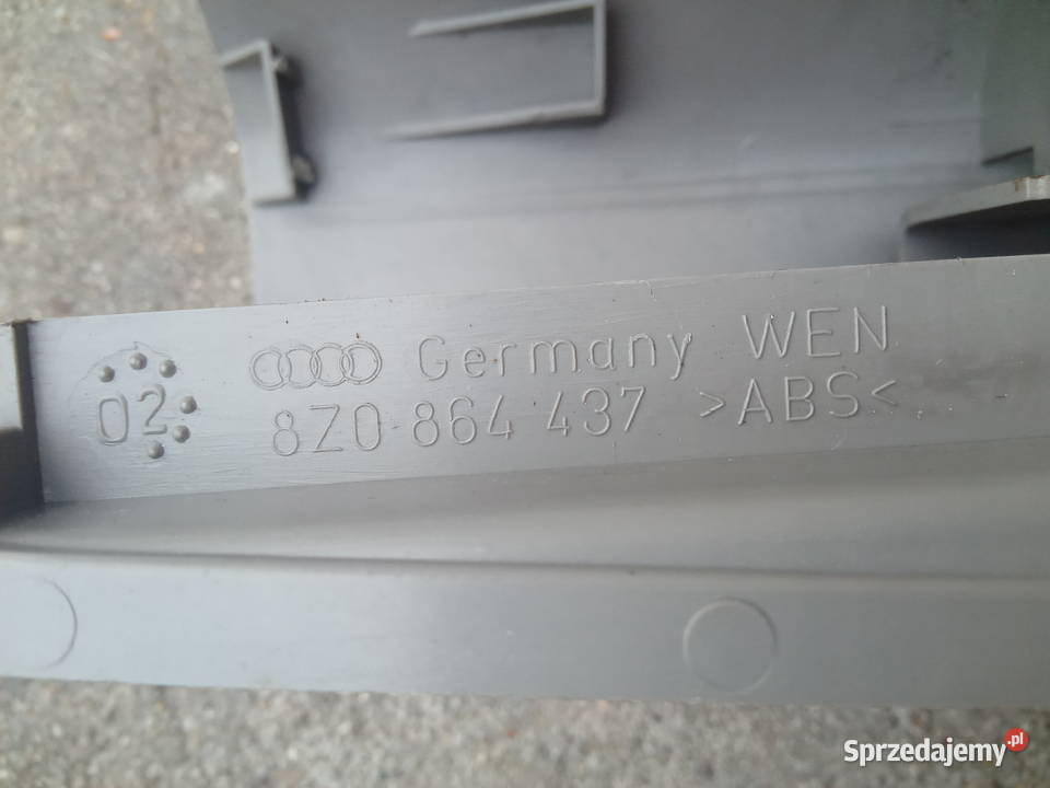 Audi A2 Osłona fotela Prowadnicy 8Z0864438 podkarpackie Dębica sprzedam
