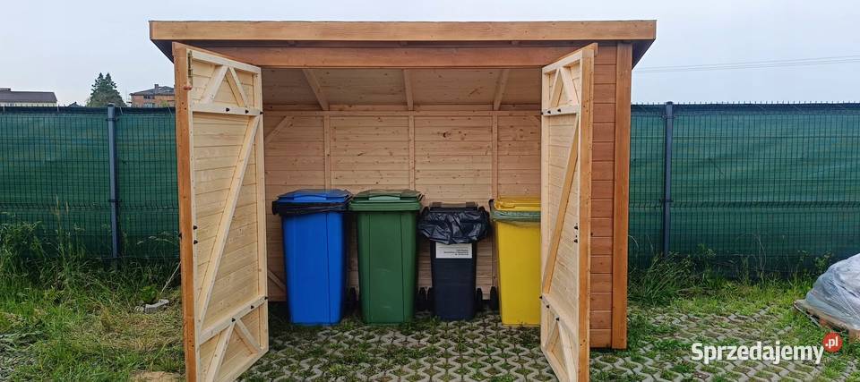 Wiata Garaż Domek Narzędziowy Schowek na Kosze Warszawa