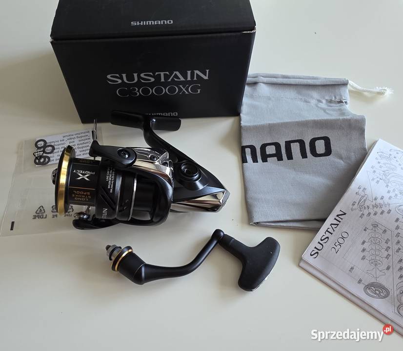 Kołowrotek Shimano Sustain FJ C3000 XG doskonały Zamość
