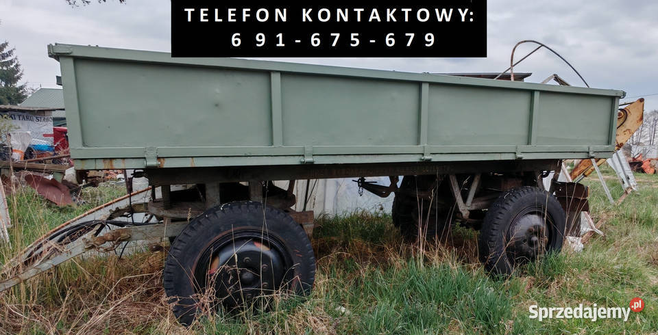 Przyczepa rolnicza wywrotka zarejestrowana Dobrzyń nad Wisłą