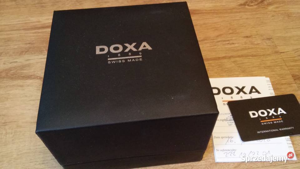 Doxa Royal klasyka piękny oryginał Swiss szafir Włocławek