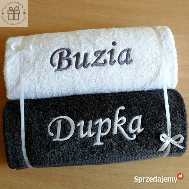Śmieszny prezent Ślązaka Ślązaczki ręcznik GYMBA Akcesoria łazienkowe Toruń