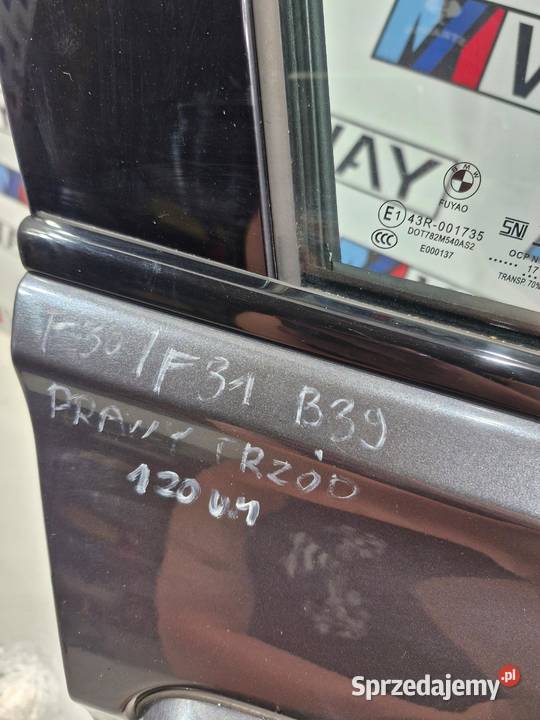BMW 3 F30 F31 DRZWI PRAWY PRZÓD PRZEDNIE PRAWE dolnośląskie sprzedam