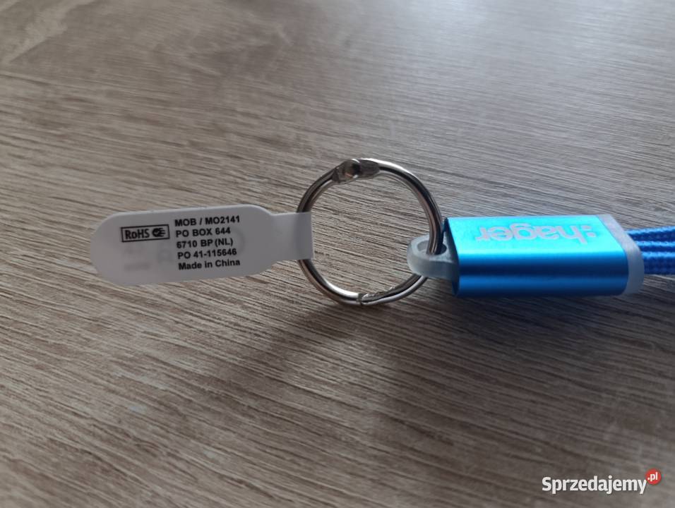Kabel do ładowania 3w1 niebieski z kółkiem na Kwidzyn