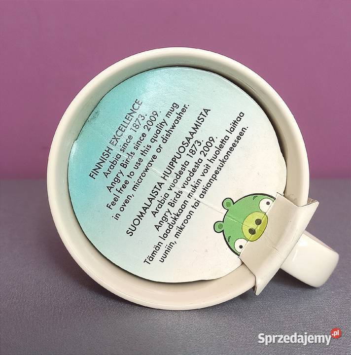 ANGRY BIRDS kubek z koroną Arabia Finland CHUCK Kubki