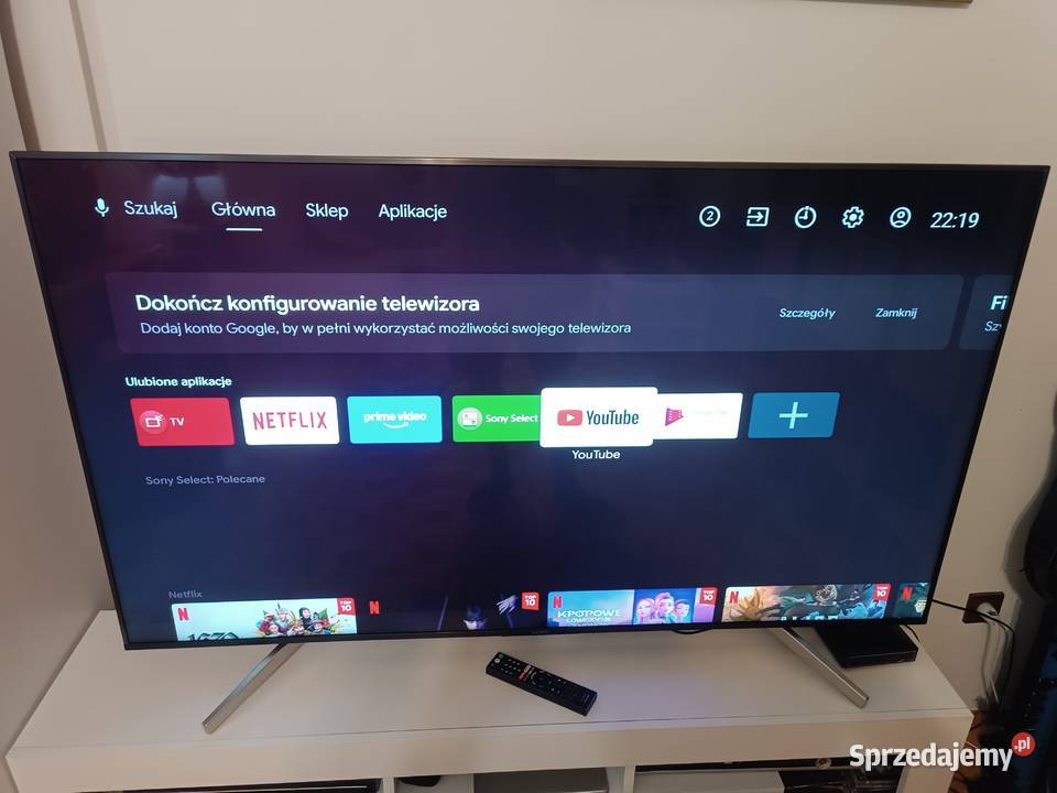 Telewizor 65 4k Sony KD65XF8505 android Sony TV i Video małopolskie Libiąż