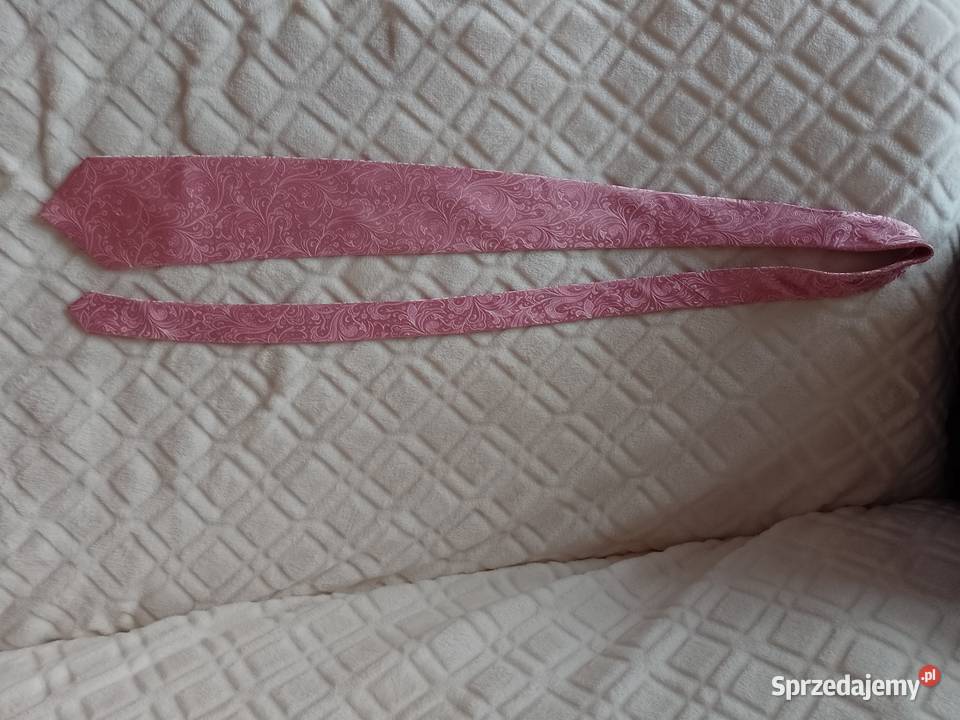 Landisun of HimalayaRóżowy krawat jedwabny ze Kraków