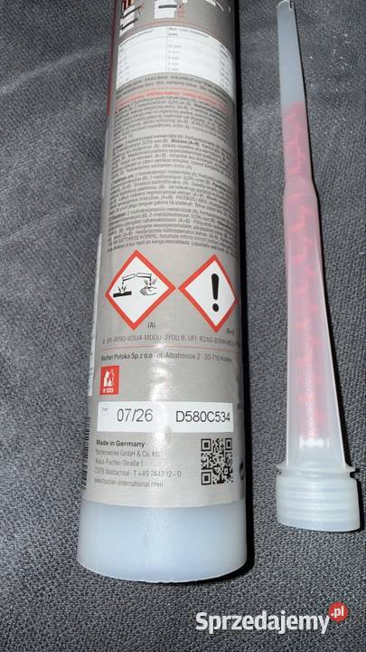 Kotwa chemiczna Fischer FIS VL 300T