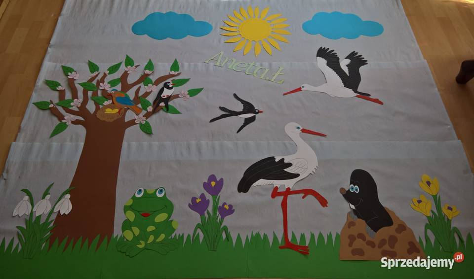 Dekoracje wiosenne z brystolu 504102444 Ryki