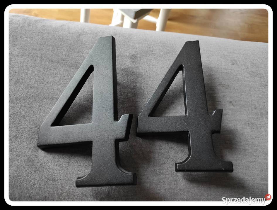 Metalowe cyfry na dom malowane proszkowo na Pozostałe mazowieckie Płock