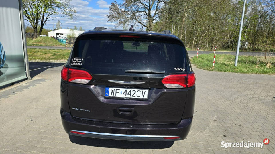 Chrysler Pacifica Skóra El Drzwi El Klapa Navi garażowany