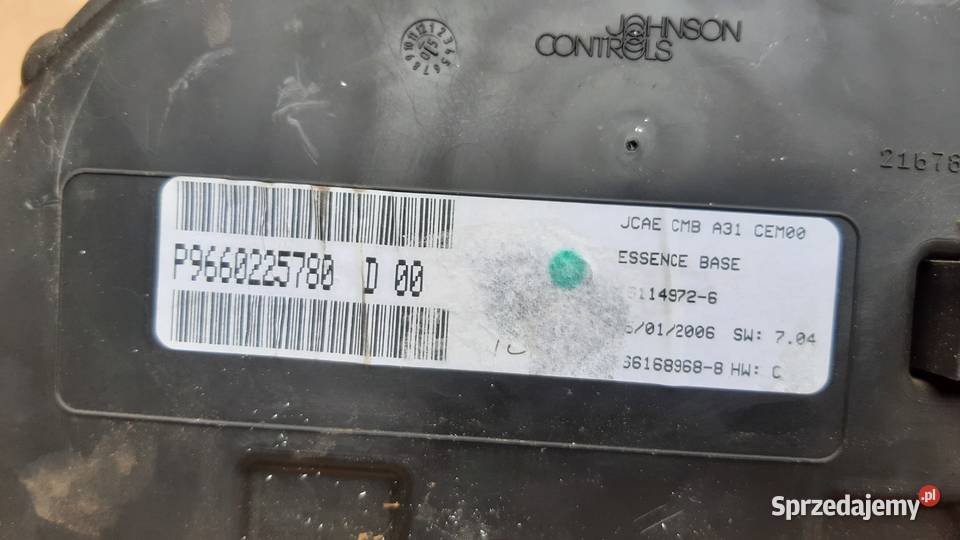 licznik zegary Citroen C3 I 0312r P9660225780 11 osobowe dolnośląskie Dębno