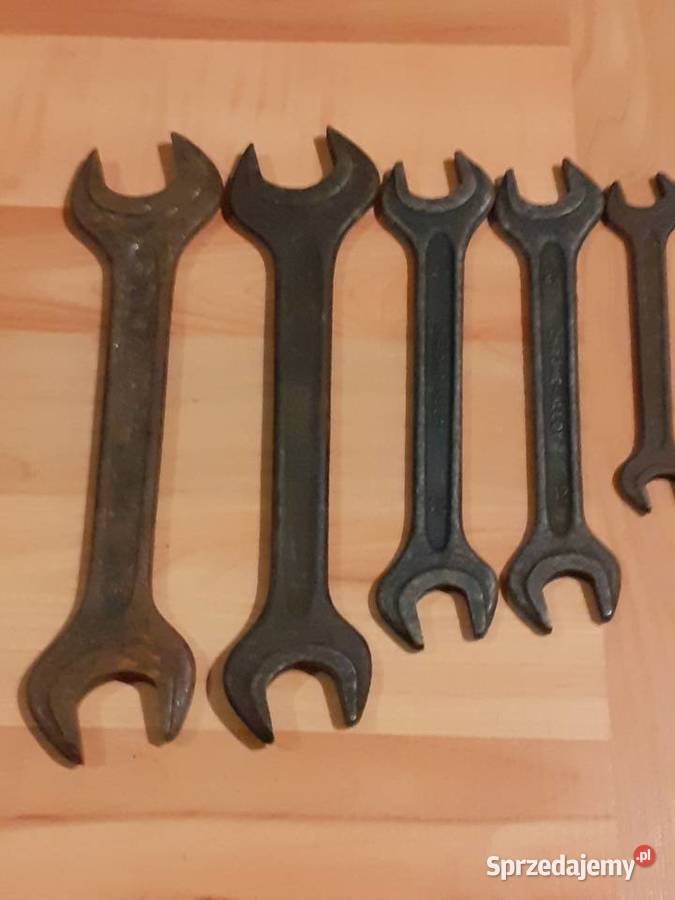 Stare klucze płaskie dwustronne PRL Chorzów