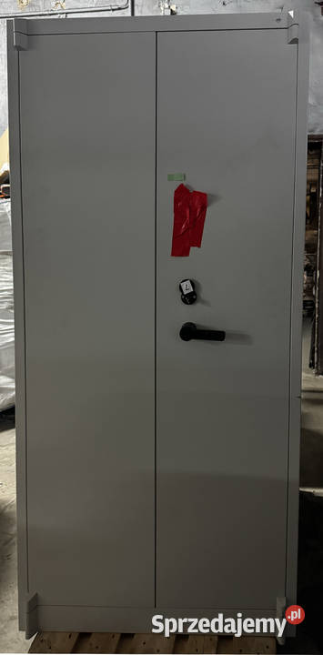 Duża szafa metalowa na akta osobowe dokumenty