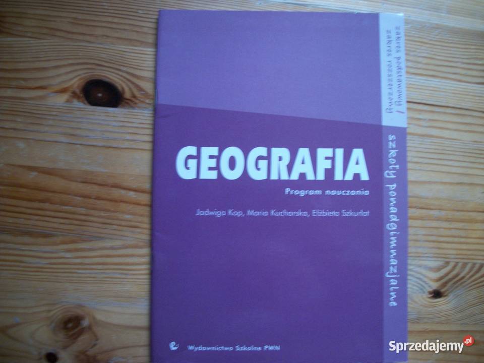 Geografiaprogram nauczania miękka Przemyśl