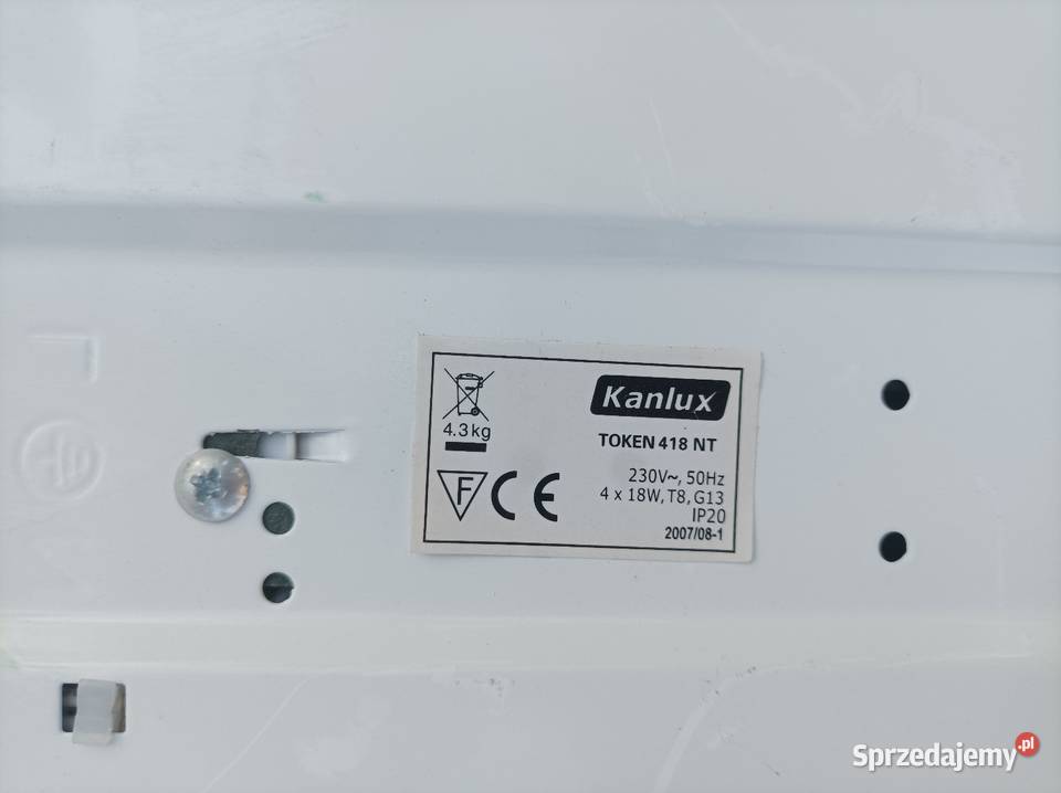 Lampa kaseton sztuk 6 Sterdyń