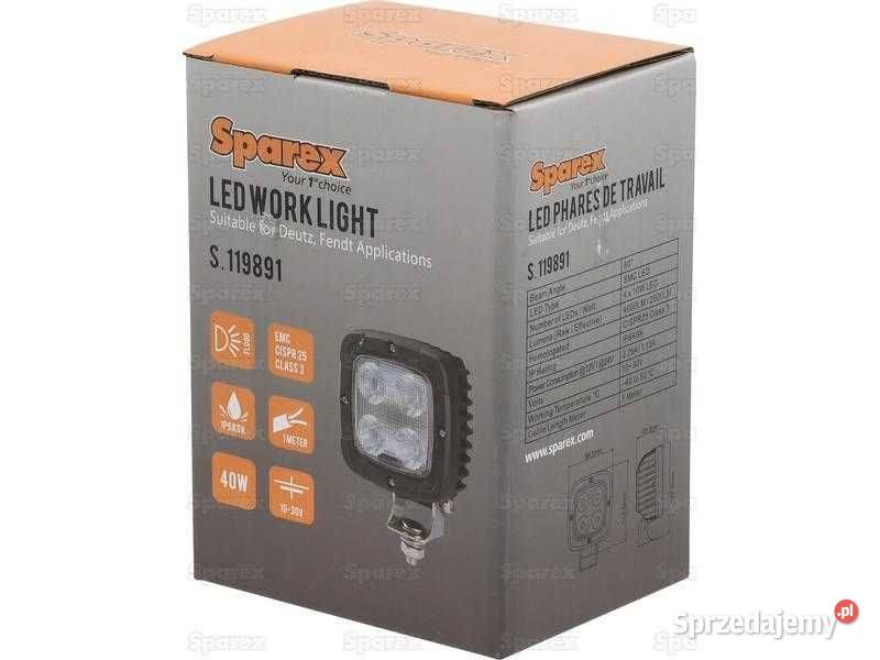 Lampa robocza reflektor 4000 Lumeny halogen Dobrzyniewo Duże