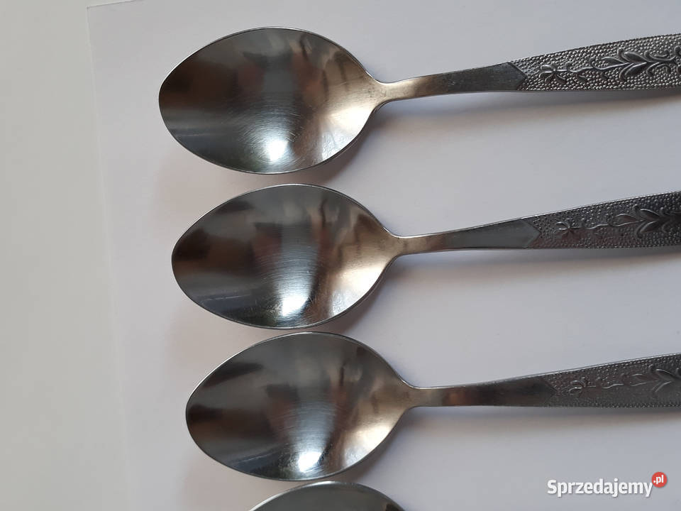 Łyżki obiadowe 2 ROŚLINNY Gerlach sztućce PRL