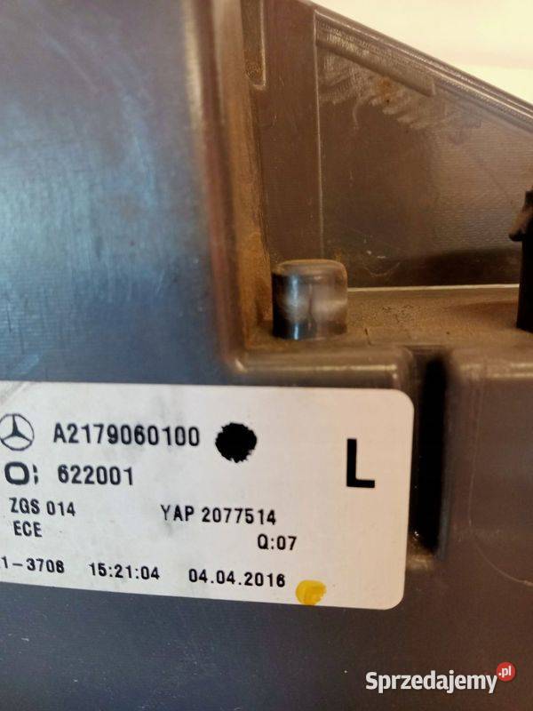 ORYGINALNA LAMPA LEWA TYŁ MERCEDES SCOUPE W217 Rakoniewice