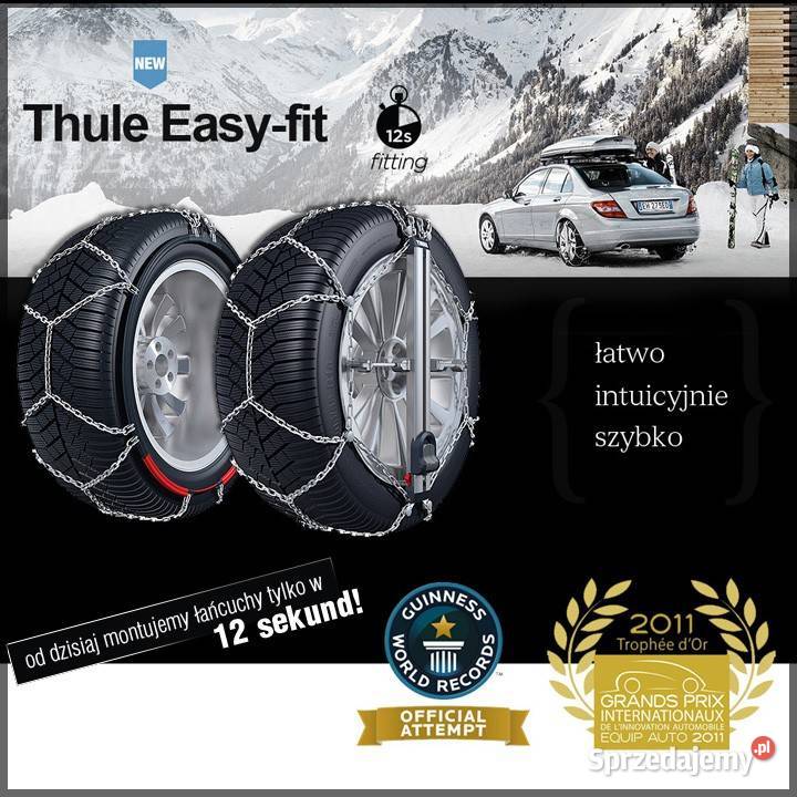 Łańcuchy na koła THULE KNIG EasyFit CU9 Nowe podkarpackie Rzeszów