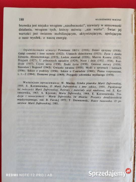 Autorzy naszych lektur Szkice o pisarzach sprzedam
