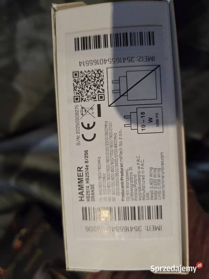 Smartfon Hammer Iron 6 Case nie zniszczalny Elektronika Zaborowice sprzedam