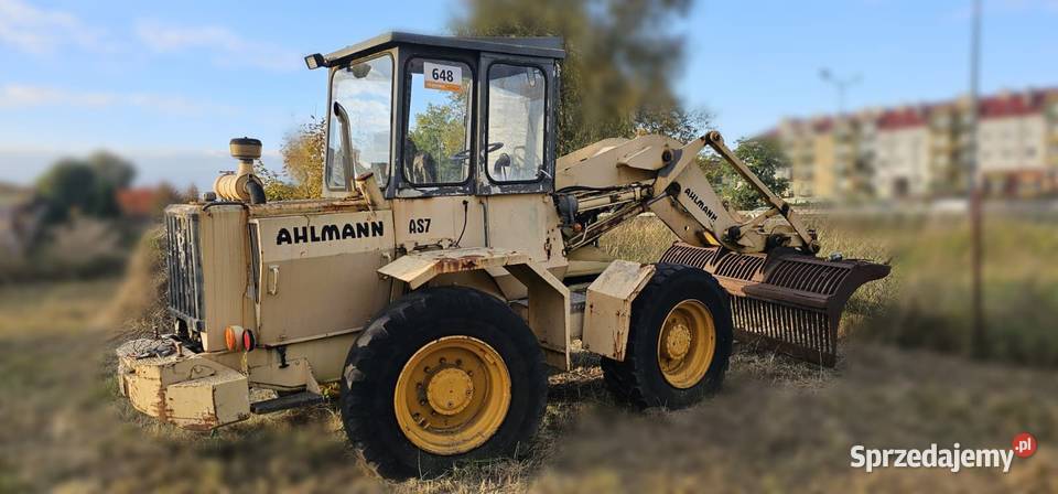 Ahlmann AS7 1991 nowy silnik Koparko ładowarki małopolskie Kraków