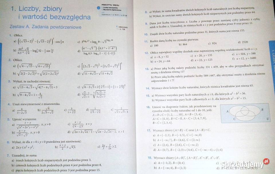 Matematyka Teraz matura 2018 Zbiór zadań W lubelskie Chełm