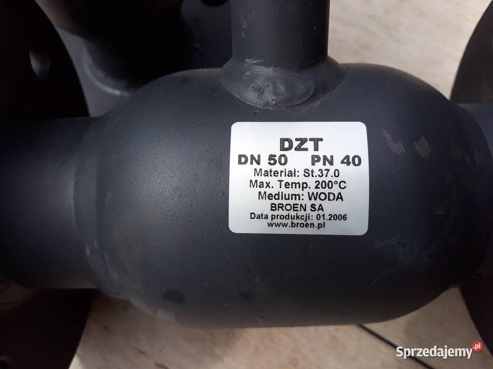 zawór kulowy kołnirzowy DZT DN50 PN40 BROEN opolskie Namysłów